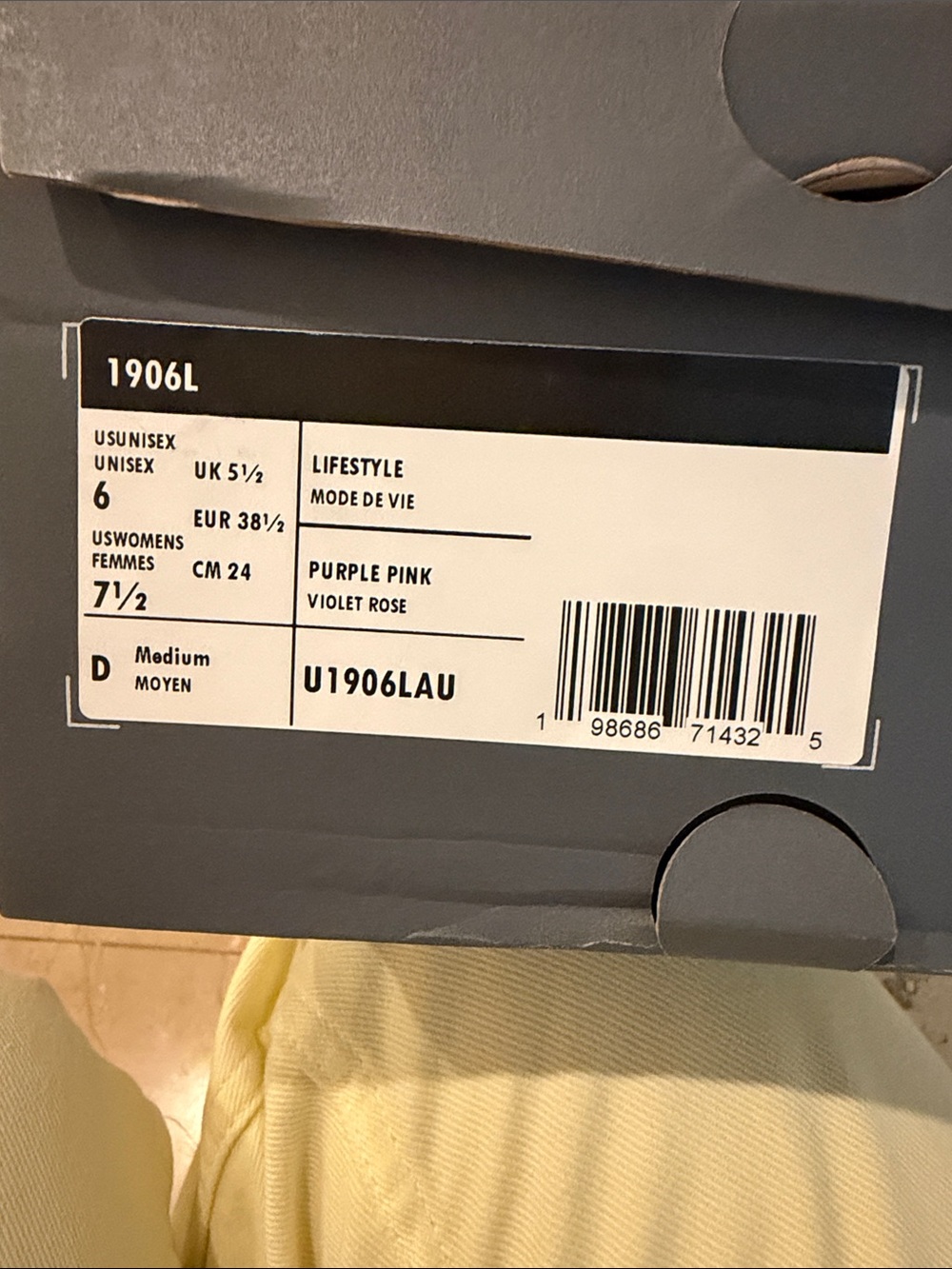 New Balance Pink Metallic Slip-On Sneakers - Picture 5 of 5